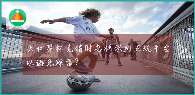 买世界杯竞猜时怎样识别正规平台以避免踩雷？