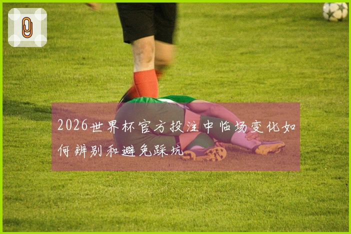 2026世界杯官方投注中临场变化如何辨别和避免踩坑